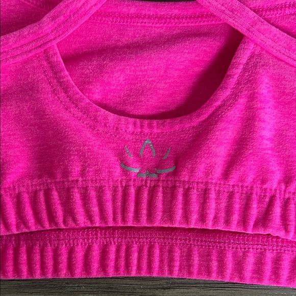 Beyond Yoga Spacedye Slim Racerback Bra Pink LIKE NEW - Picture 3 of 4